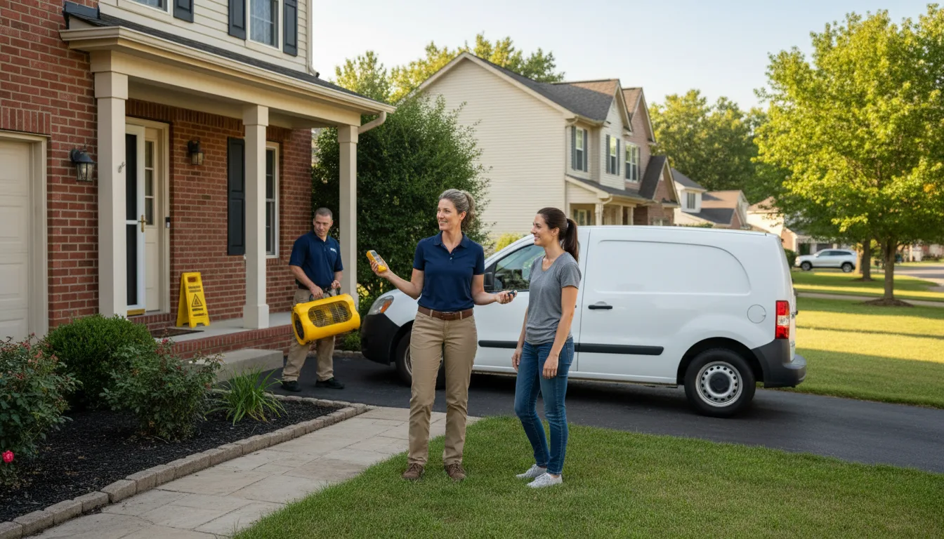 Water restoration image for Flood Water Cleanup, Removal And Restoration Services in Litchfield, MI